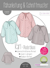 Schnittmuster Kibadoo Damen Kari Pluderbluse